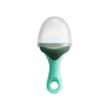 image:imageBoon PULP Silicone Feeder Freezer Tray  Includes Silicone Tray and Lid with 2 PULP Silicone Baby Food Feeders  Baby Food StorageMintGreen
