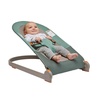 image:imageBoon Slant Portable Baby Bouncer  Folding Baby Seat for Infants  Lightweight Portable Baby Chair with Machine Washable Fabric and 3Point Harness  Dark GreenDark Green