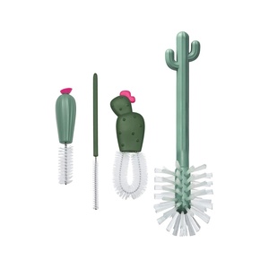 image:imageBoon Cacti Bottle Cleaning Brush Set Terracotta  4 Piece Set4 Piece Set