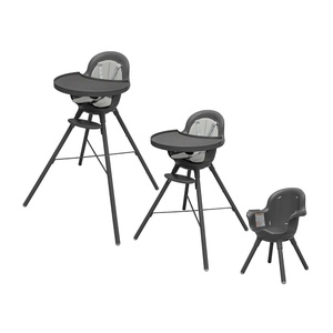 image:imageBoon GRUB Adjustable Baby High Chair  Convertible High Chair and Toddler Chair  High Chairs for Babies and Toddlers 6 Months to 6 Years  Dishwasher Safe  GrayGray Highchair
