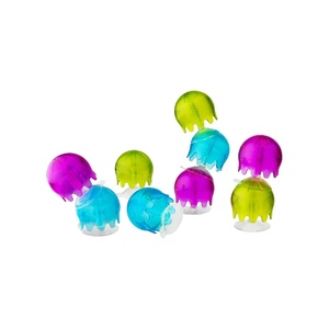 image:imageBoon Jellies Suction Cup Bath Toys  Bathtub Baby Sensory Toys  Jellyfish Suction Toys for Bath Time  NavyCoral  Baby and Toddler Bath Toys  9 Count  Ages 12 Months and UpMulti