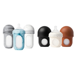 image:imageBoon Nursh Reusable Baby Bottles  Collapsible Silicone Pouch Design Everyday EssentialsTie dye