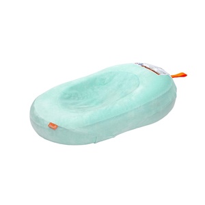 image:imageBoon Puff Inflatable Baby Bather  Infant Bathtub Includes Microfleece Cover Swaddle Wings and Storage Bag  Inflatable Baby Bathtub for Newborns and InfantsMint