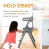 image:imageBoon Pivot Toddler Tower  Folding Toddler Step Stool for Bathroom Sink or Kitchen Countertop  Step Stool for Toddlers with CPC Certification  Gray  Ages 18 Months to 4 YearsGray