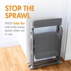 image:imageBoon Pivot Toddler Tower  Folding Toddler Step Stool for Bathroom Sink or Kitchen Countertop  Step Stool for Toddlers with CPC Certification  Gray  Ages 18 Months to 4 YearsGray