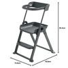 image:imageBoon Pivot Toddler Tower  Folding Toddler Step Stool for Bathroom Sink or Kitchen Countertop  Step Stool for Toddlers with CPC Certification  Gray  Ages 18 Months to 4 YearsGray