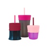 image:imageBoon Snug Silicone Sippy Cup Lids and Straws Bundle  Includes 6 Lids and 6 Straws