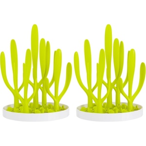 image:imageBoon Sprig Countertop Baby Bottle Drying Rack  Nature Inspired Upright Bottle Rack Dryer Upright Drying Rack for Bottles and Baby Accessories  Baby BottleFeeding Supplies1 Count Pack of 2