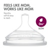 image:imageBoon Nursh Reusable Silicone Pouch Baby Bottles  Slow Flow Nipple  Silicone Baby Bottle Pouch and Nipple  Baby Feeding Essentials  Mint  03 Months  3 Count  4 OunceGray