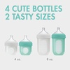 image:imageBoon NURSH Silicone Bottles and Grass Bundle Bottles amp Cleaning Accessories Starter SetSquare Drying Rack with Bottles